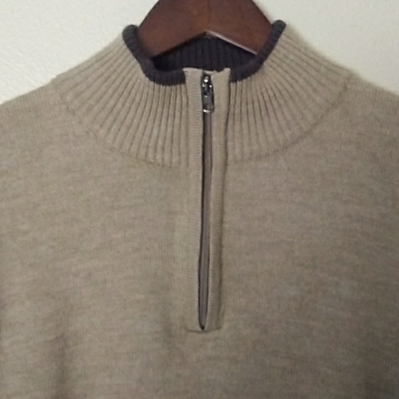 Beretta Quarter Zip Wool Blend Pullover Sweater Italy Hunting Outdoor XL NWOT - Picture 6 of 11